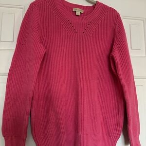 Appleseed's Vibrant Pink Crew Neck Sweater